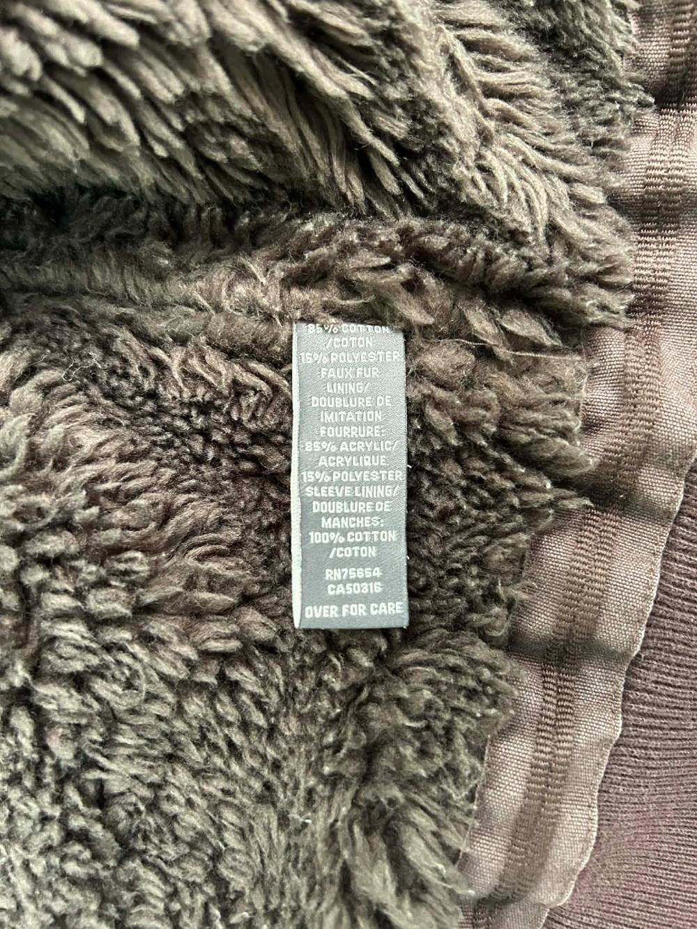 [L] Abercrombie & Fitch ABF 1892 sherpa zip hoodie 6
