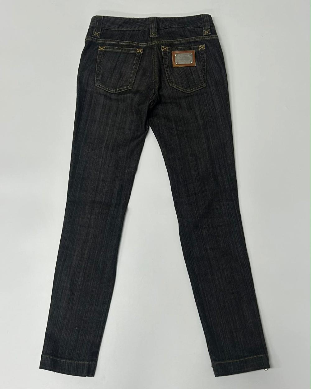 [40] Dolce & Gabbana indigo zip hem denim pants 3
