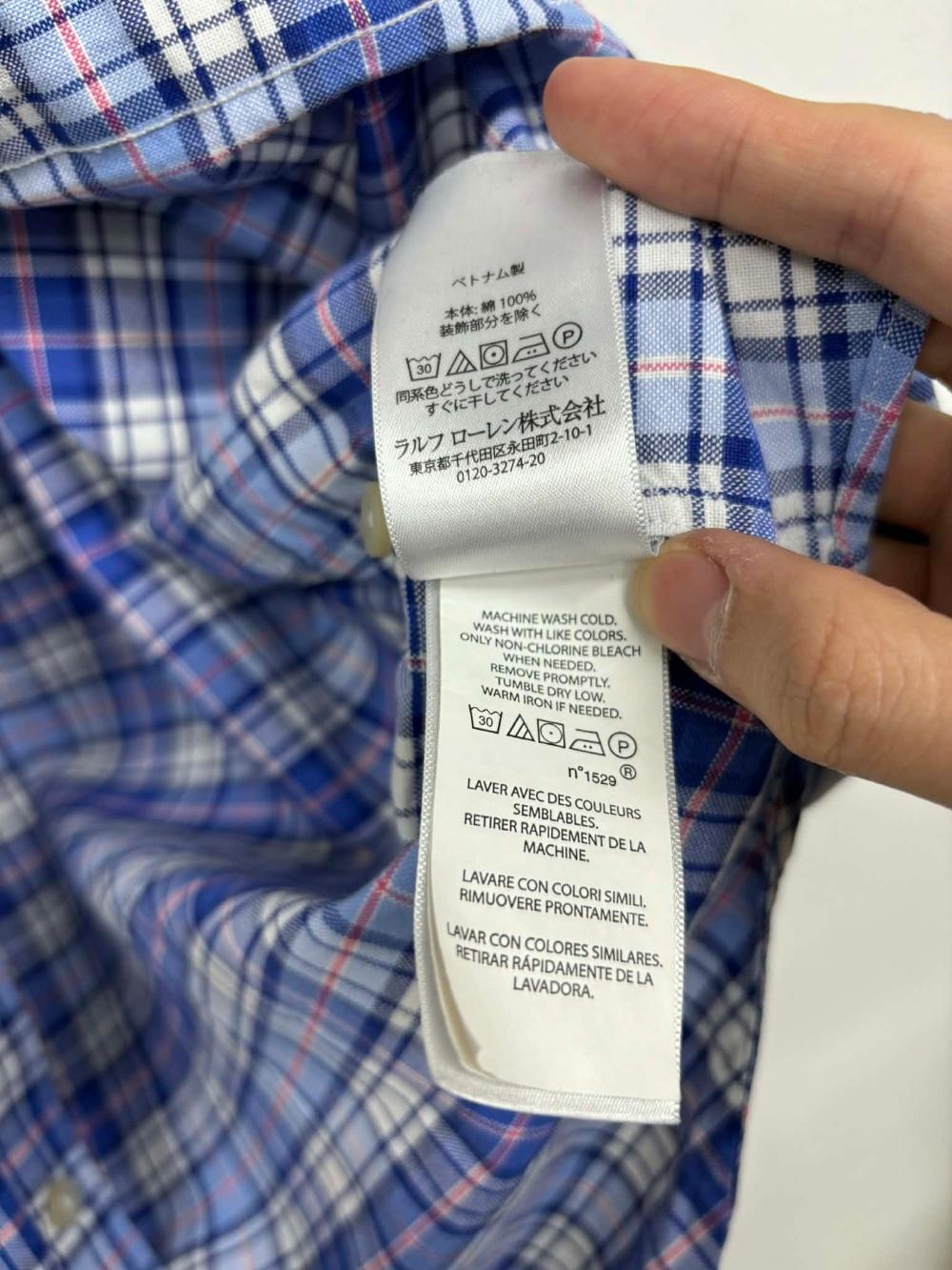 [M] Polo ralph lauren classic fit blue check shirt 7