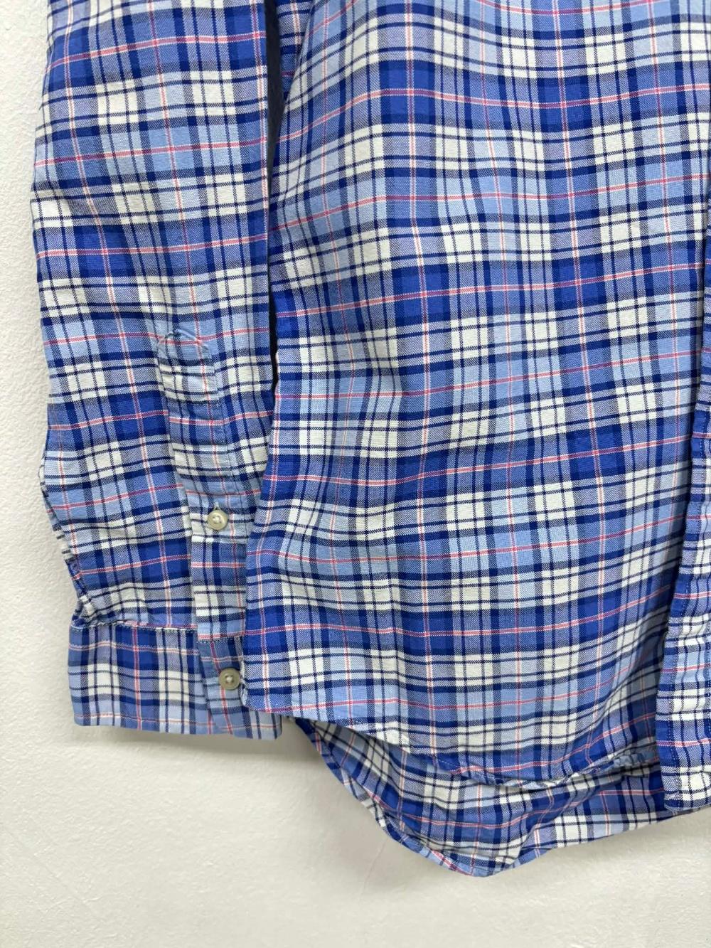 [M] Polo ralph lauren classic fit blue check shirt 10