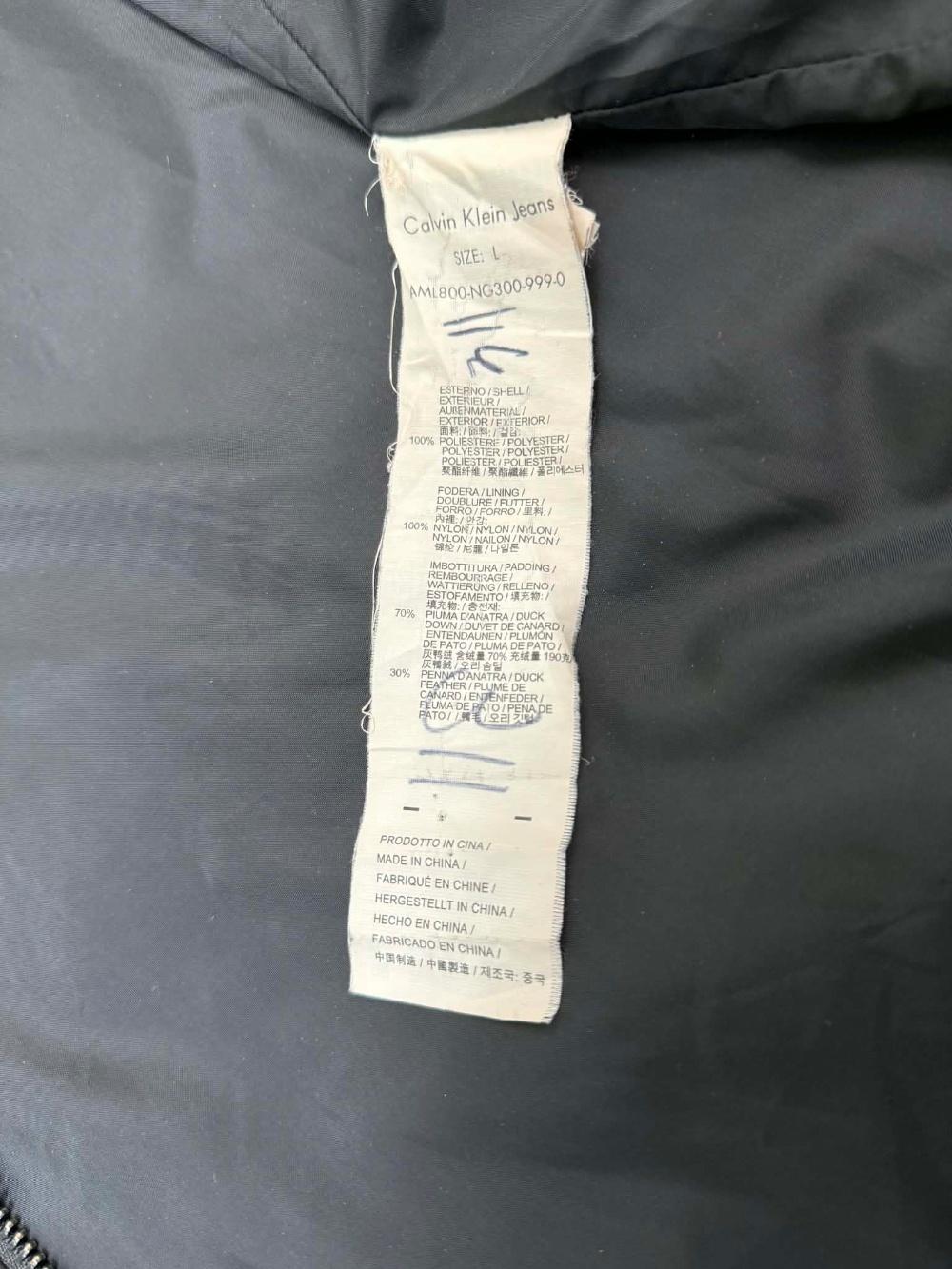 [L] Calvin Klein Jeans duck down padded jacket 6