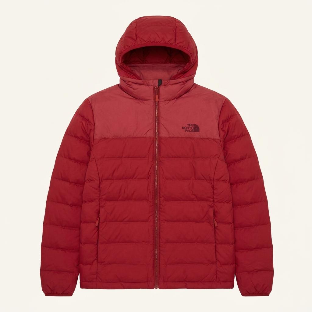 [XL] The North Face Burgundy Lightweight Hooded 1