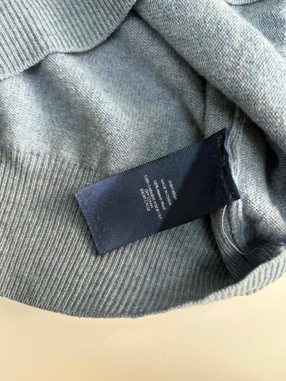 [S] Polo by Ralph Lauren blue cotton crewneck knit 5