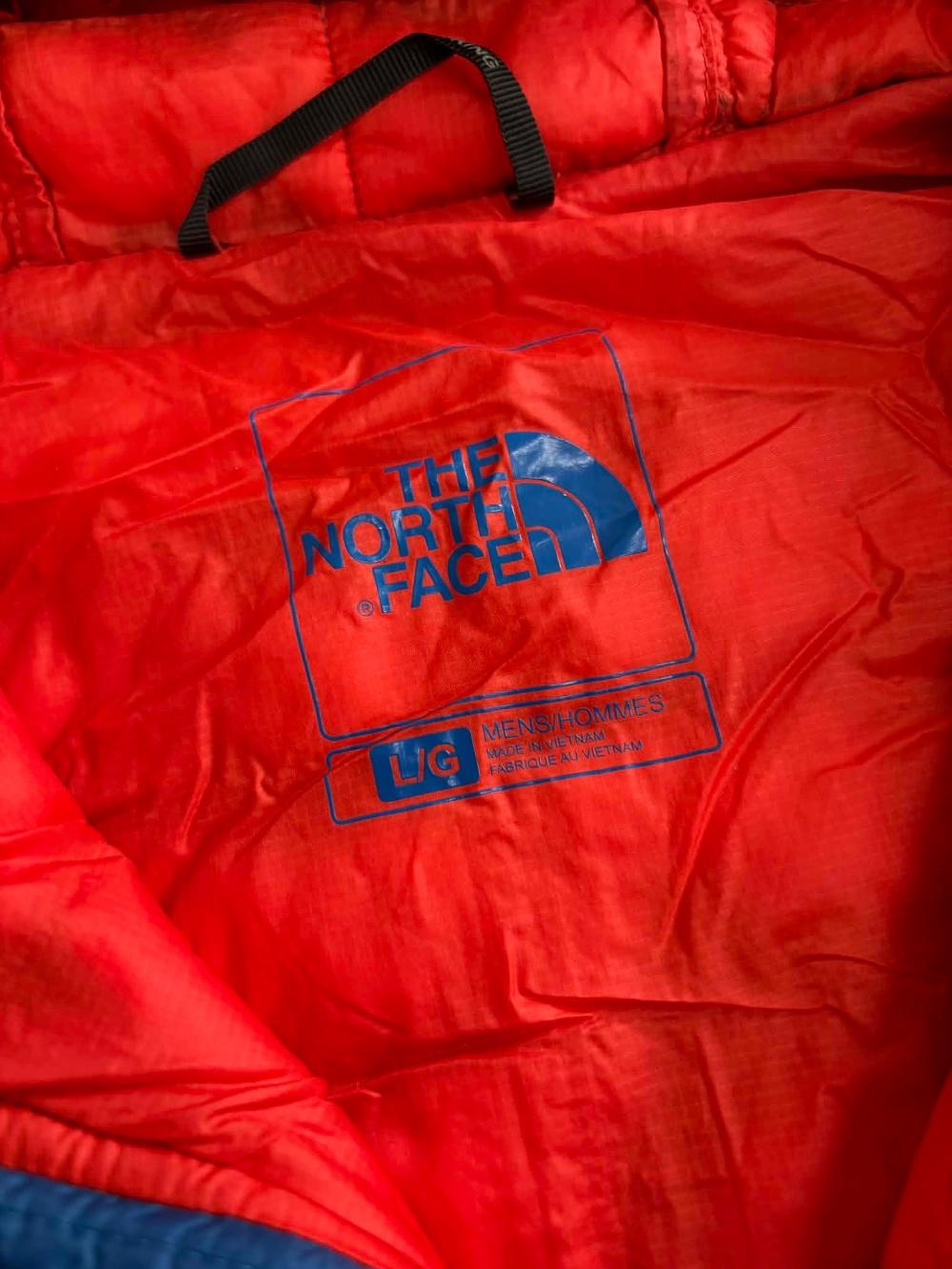 [L] The North Face Blue Lightweight Hooded Padding 4