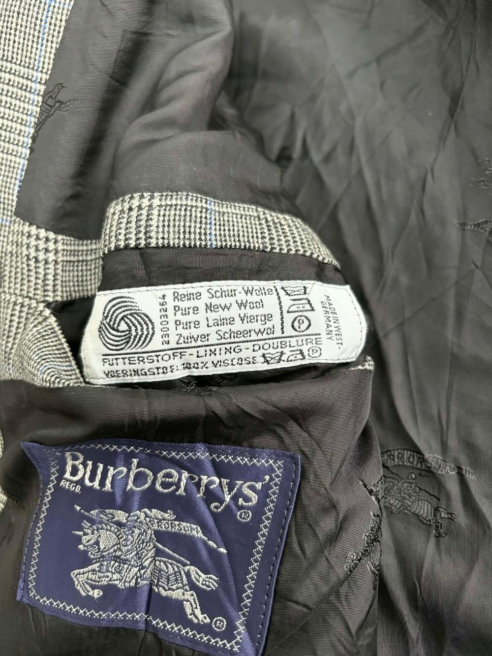 Burberrys Glen Check Pure Wool Blazer 7