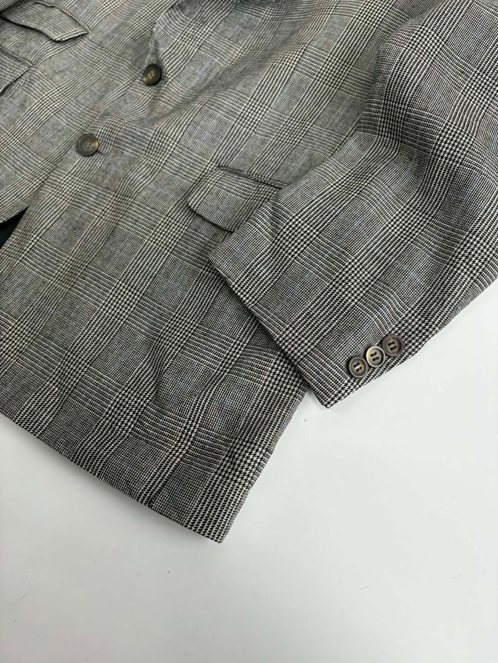 Burberrys Glen Check Pure Wool Blazer 11