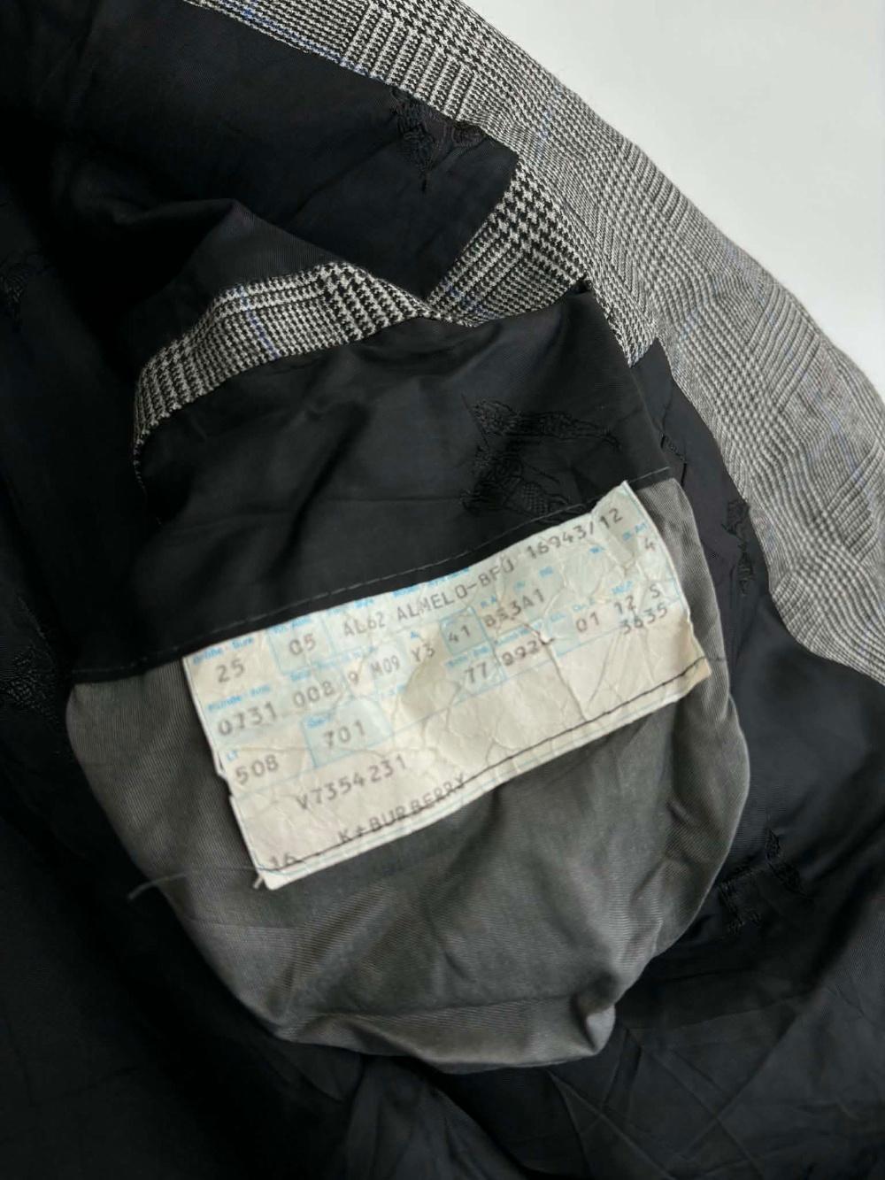 Burberrys Glen Check Pure Wool Blazer 9