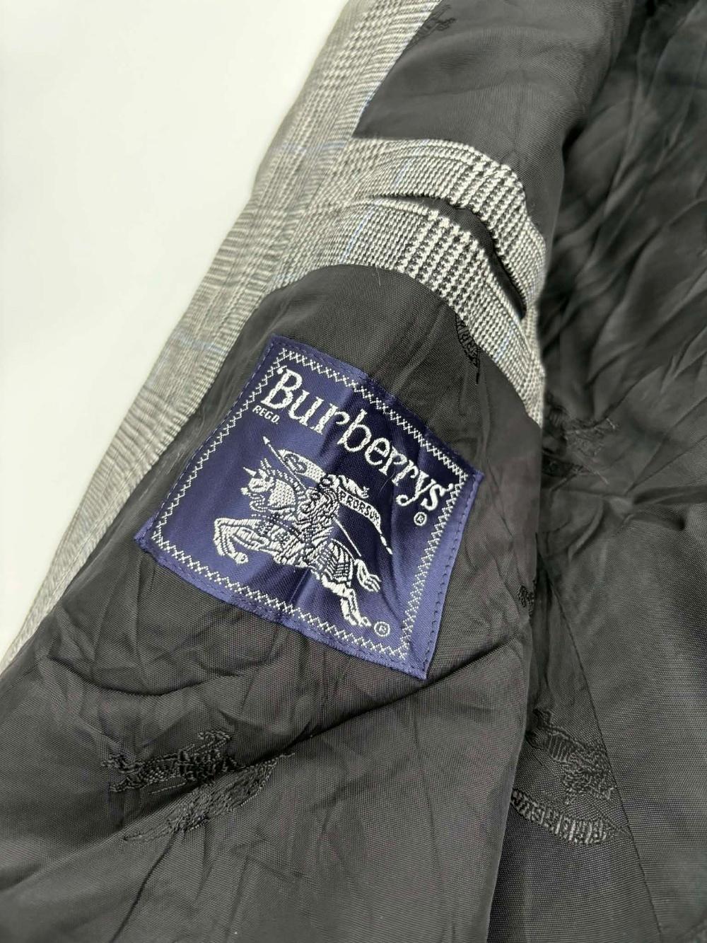 Burberrys Glen Check Pure Wool Blazer 6