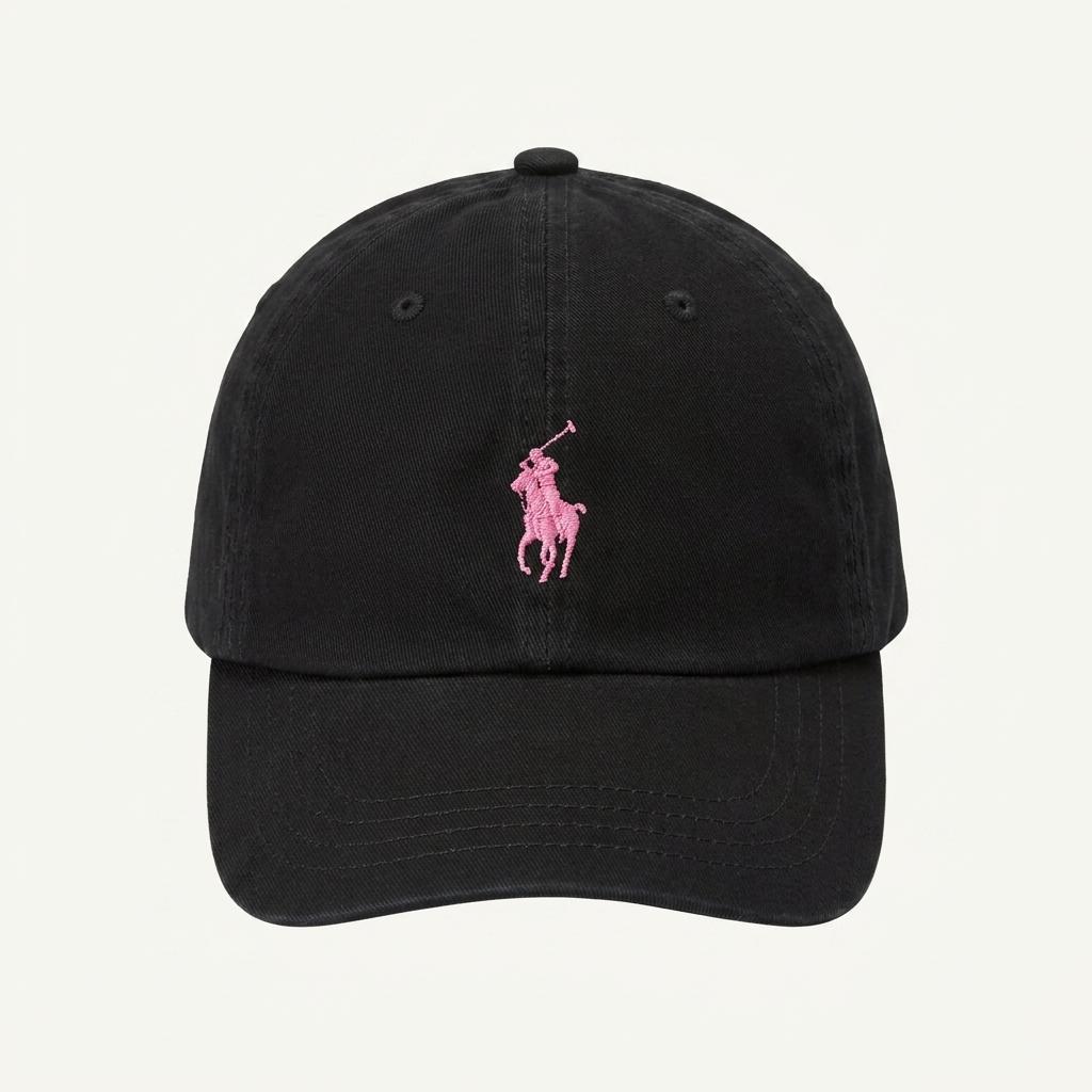 Ralph Lauren Pink Pony Logo Ball Cap 1