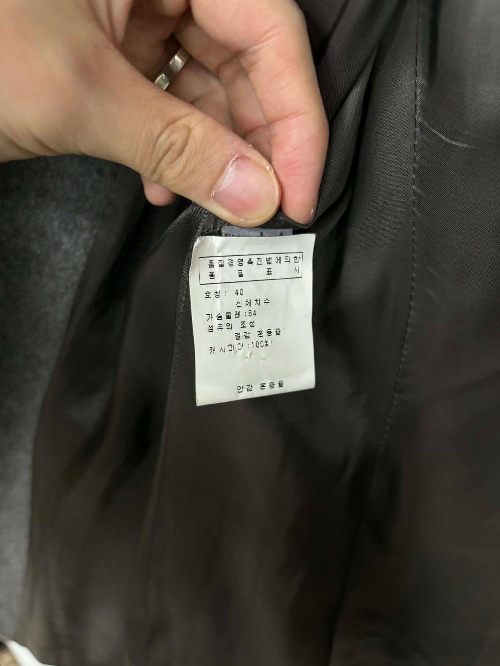 [40] Cantarelli Cashmere 100% Wool 3-Button 6