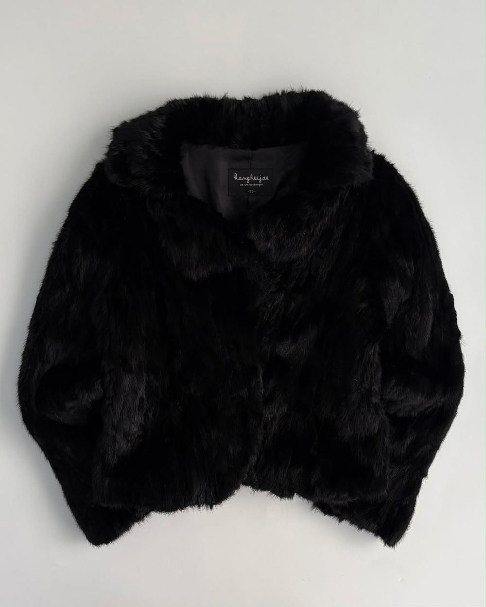 [55] Rangheejae Black mink fur short jacket 5