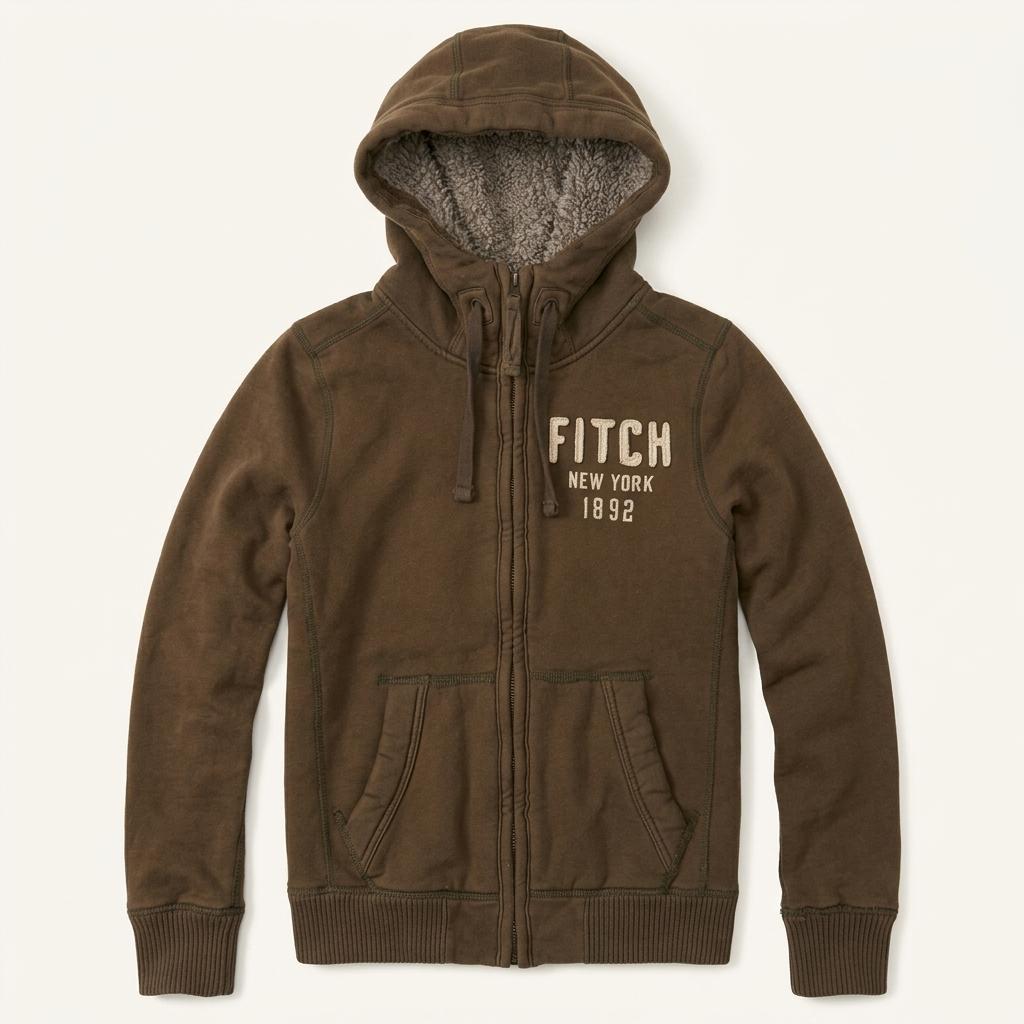 [S] Abercrombie Y2K Old School Wolf Jaw Jacket 1
