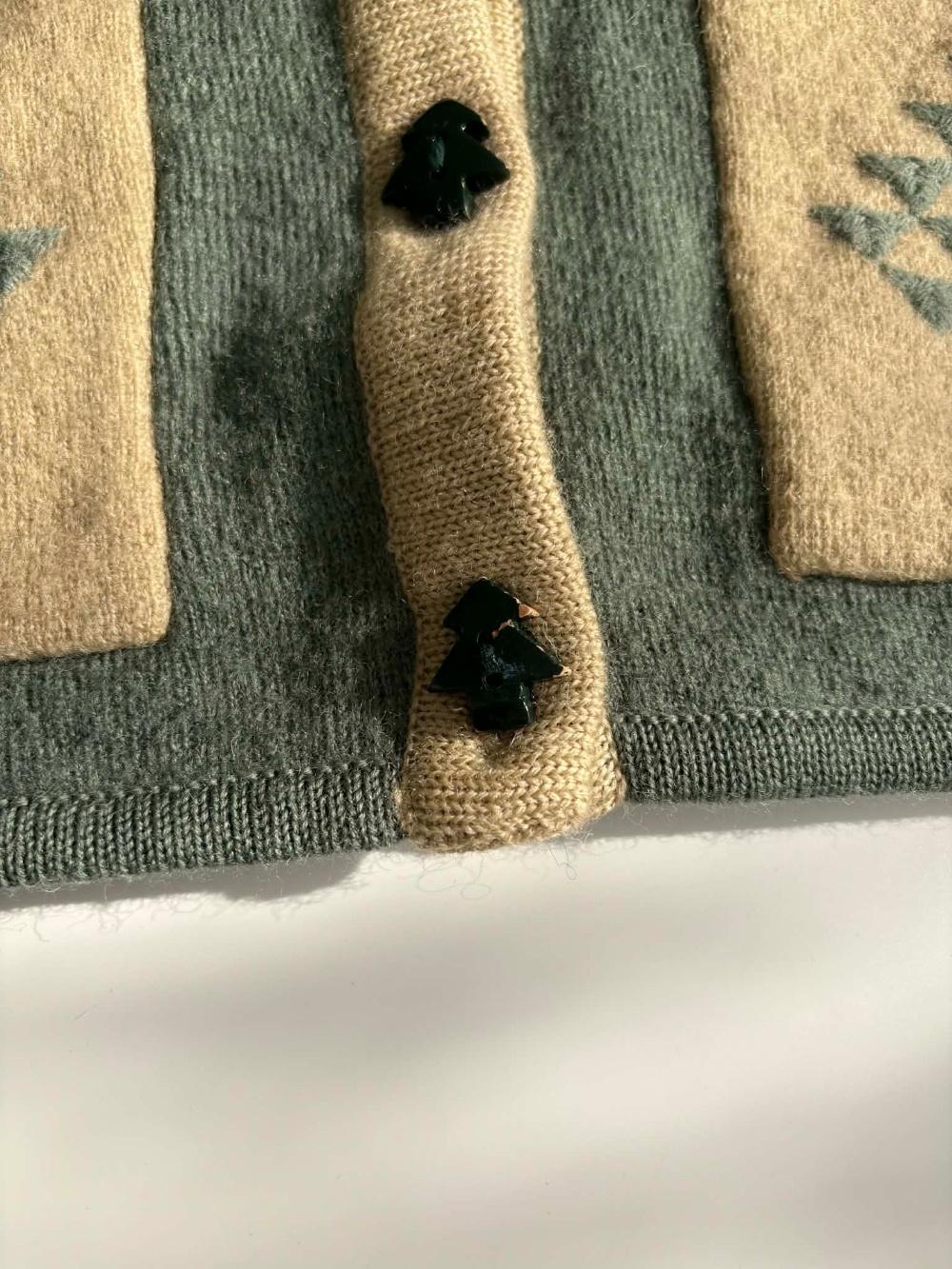 [S] Woolrich Tree Knit Vest 9