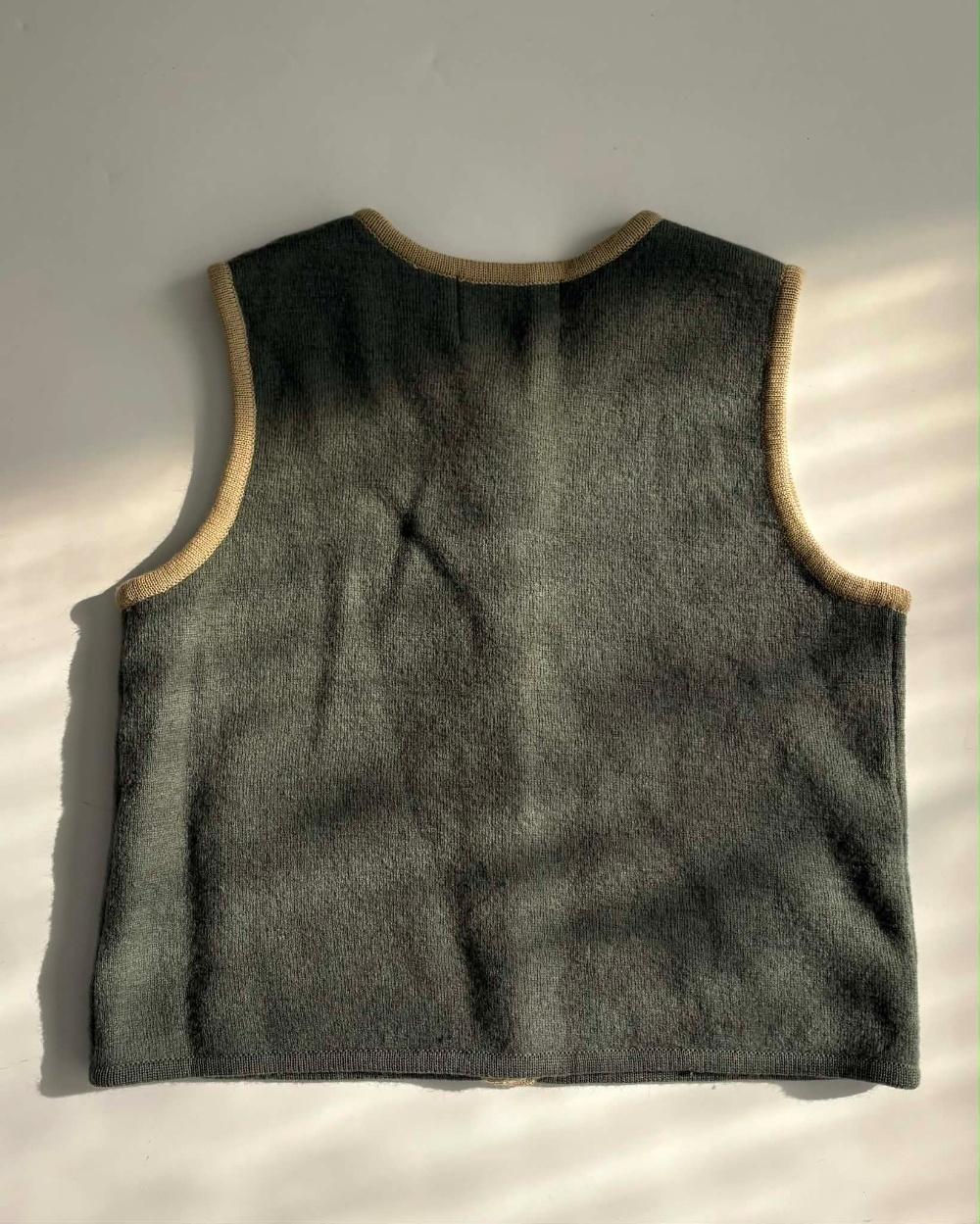 [S] Woolrich Tree Knit Vest 5