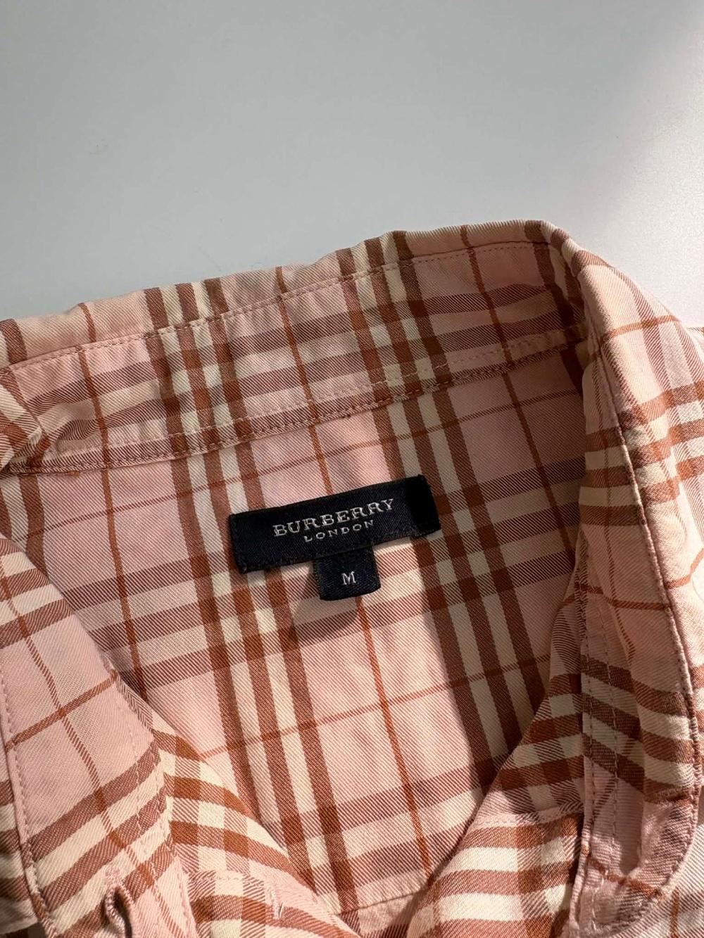[M] Burberry London Pink Nova Check Shirt 6