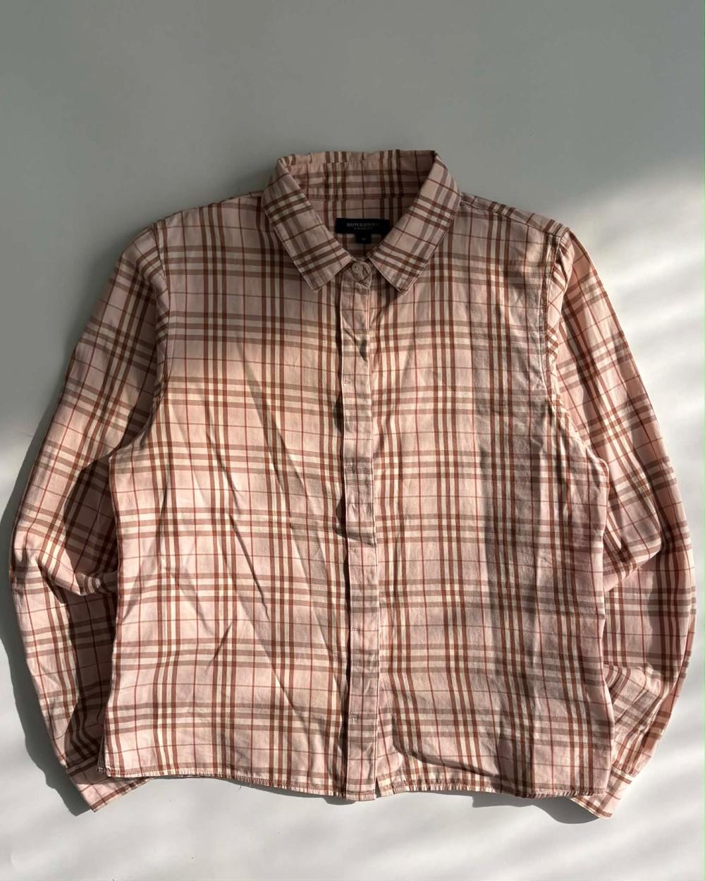 [M] Burberry London Pink Nova Check Shirt 4