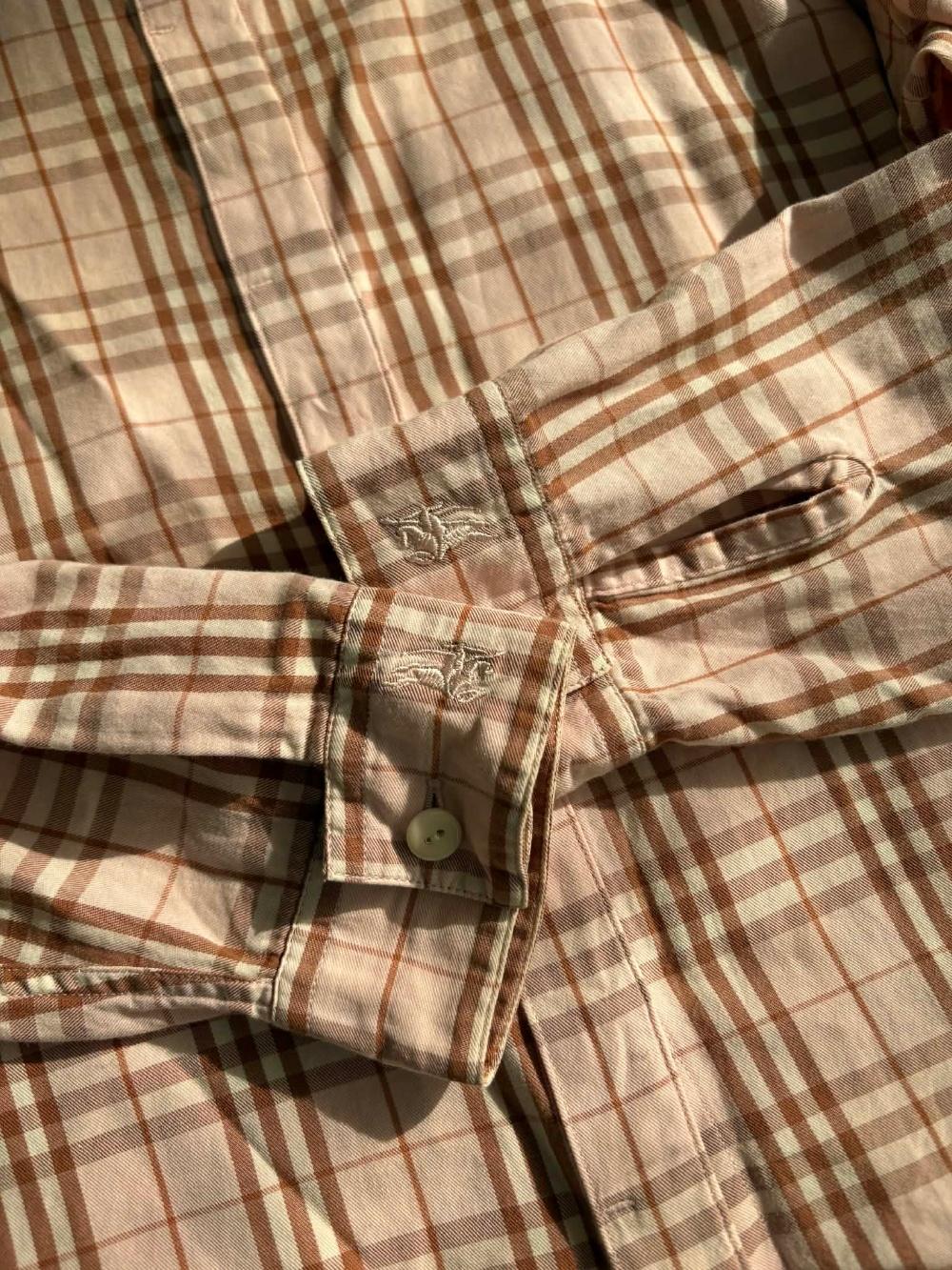 [M] Burberry London Pink Nova Check Shirt 9