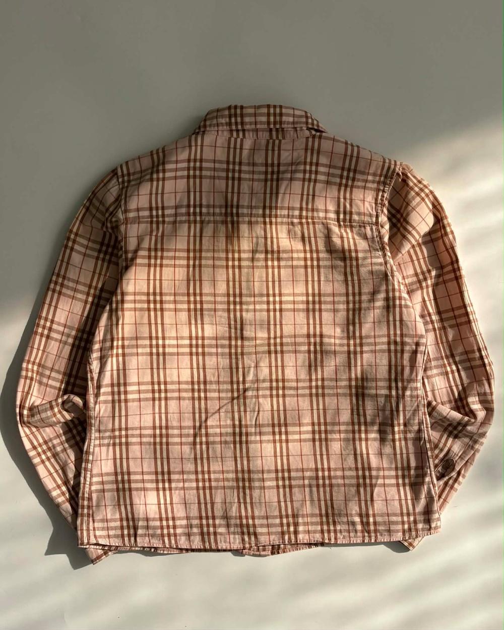 [M] Burberry London Pink Nova Check Shirt 5