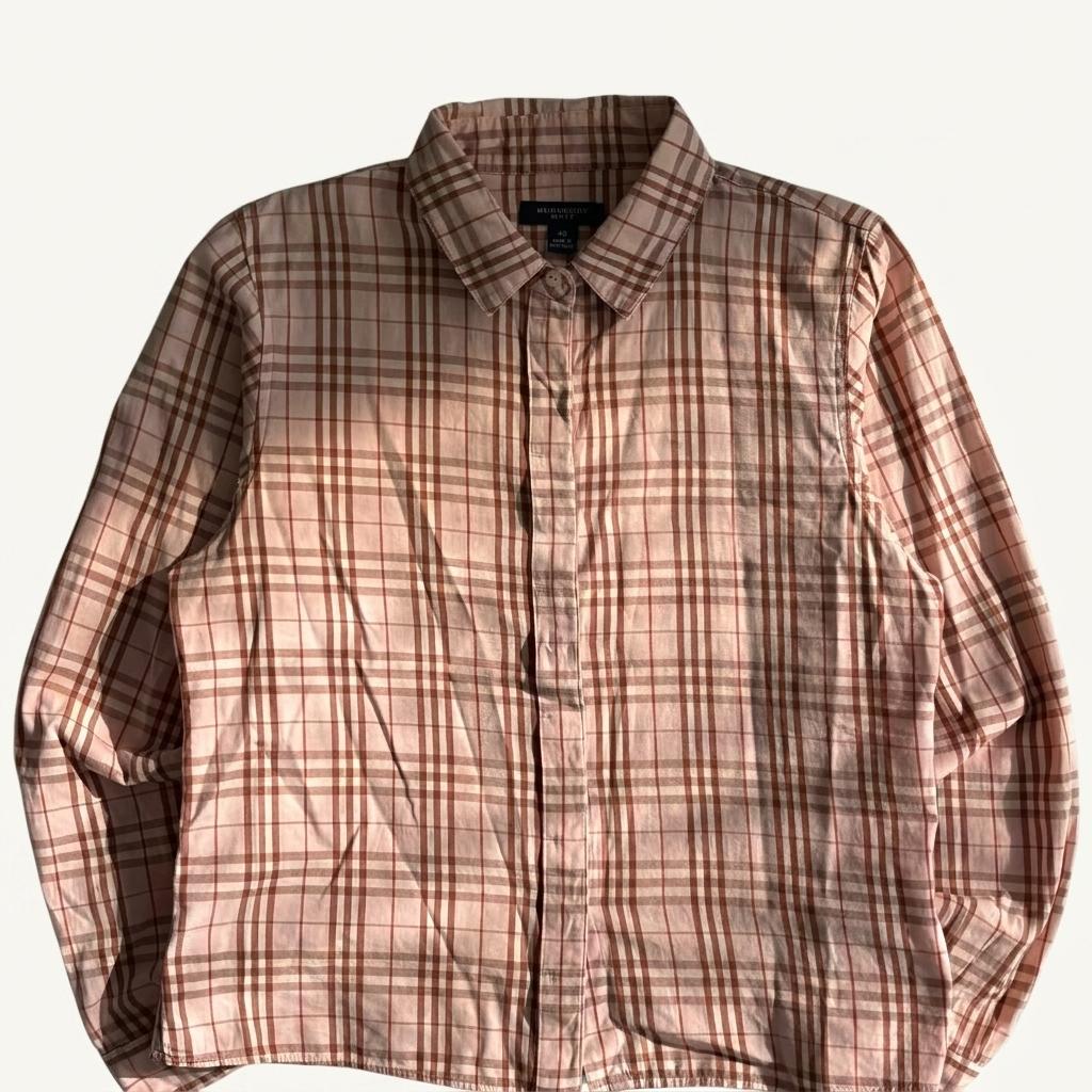 [M] Burberry London Pink Nova Check Shirt 1