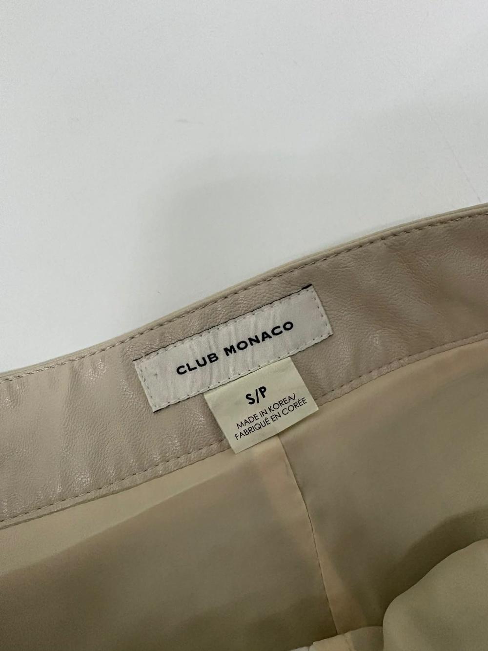 [S] 클럽모나코 한섬 23년 신형 레더 롱 스커트 4