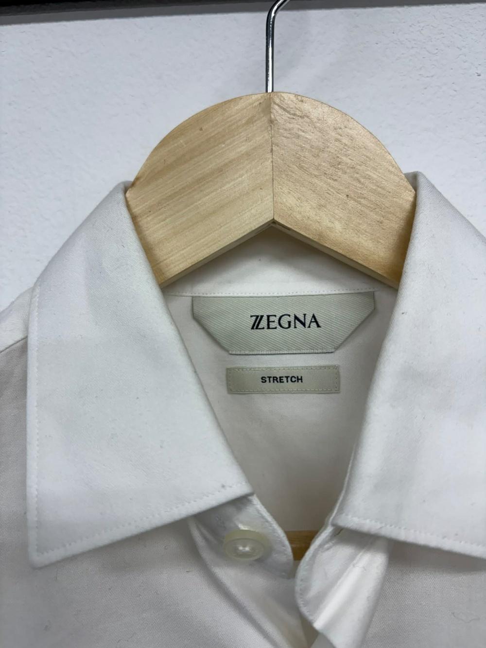 ZEGNA stretch white shirt 4