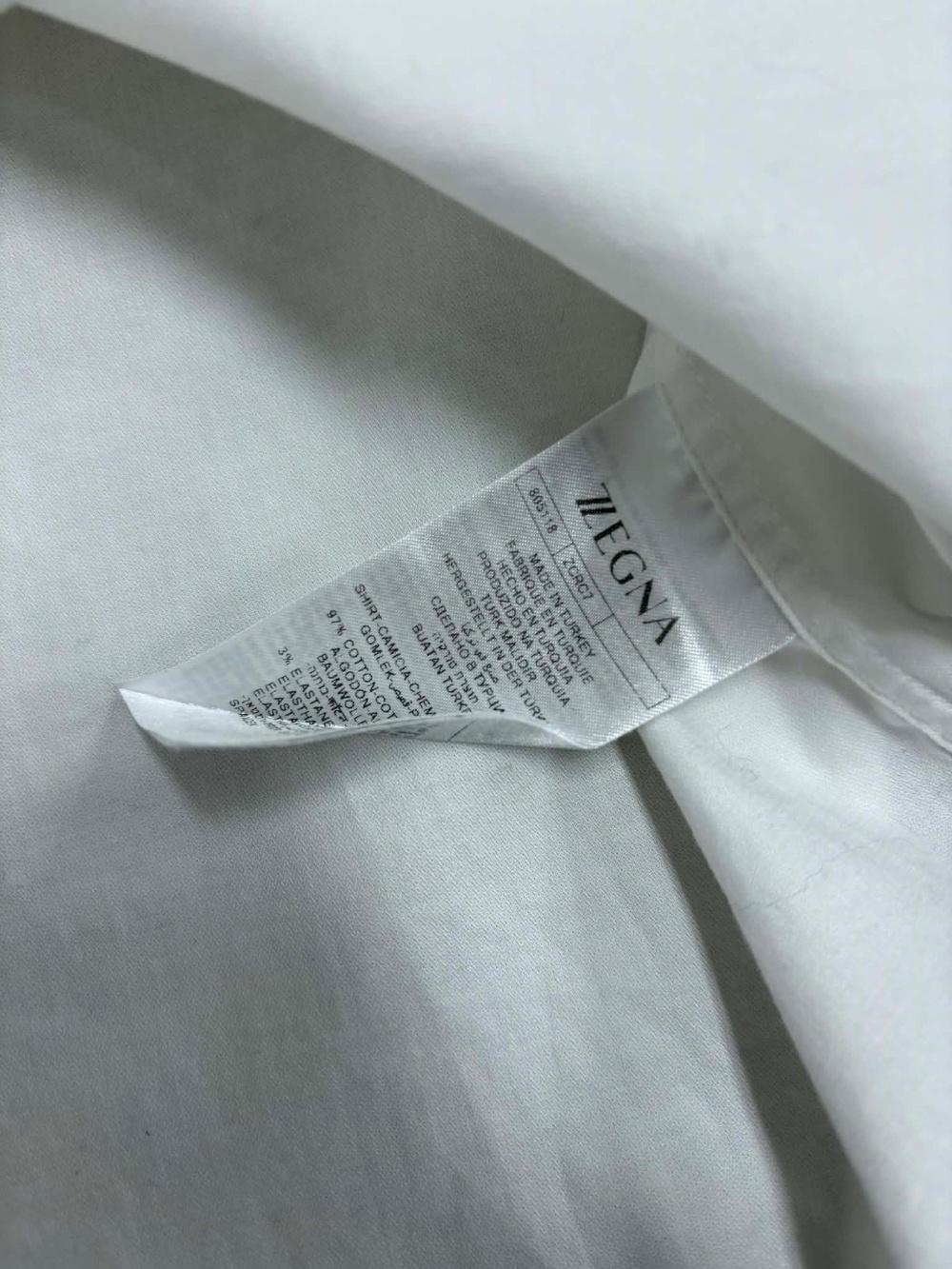 ZEGNA stretch white shirt 5