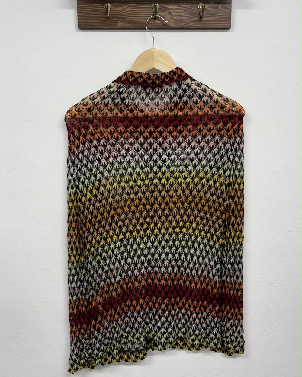 [88] Missoni pattern summer knit cardigan 4