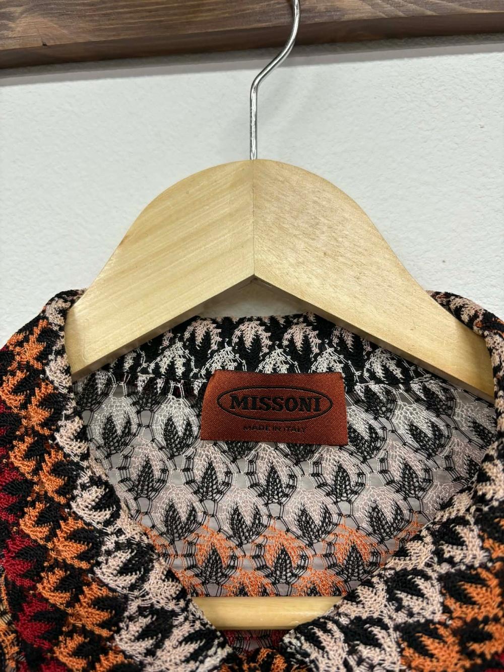 [88] Missoni pattern summer knit cardigan 5