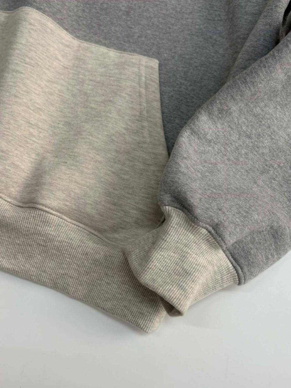 [M] IAB STUDIO TWO-TONE LOGO HOODIE 7
