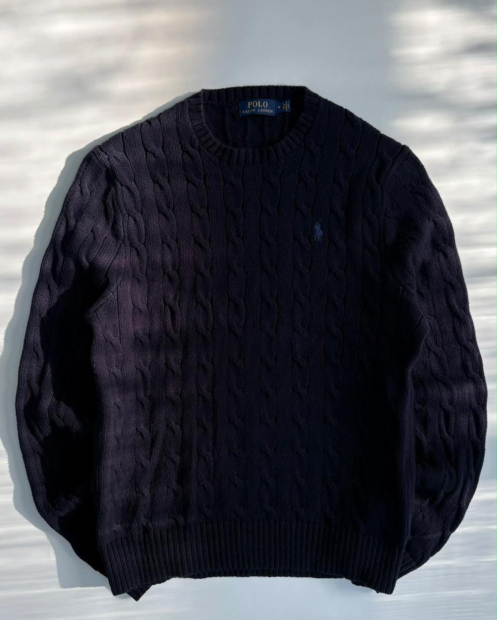 [M] Polo Ralph Lauren Cable Knit Cotton Sweater 2
