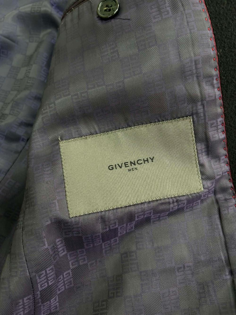 [100] Givenchy Men Black Wool Single Coat 5