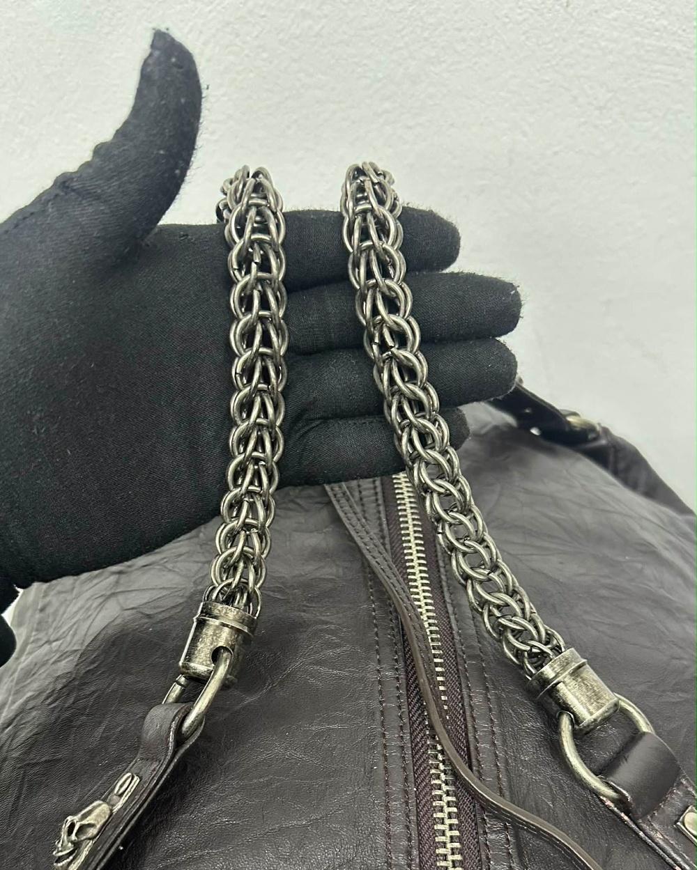 THOMAS WYLDE Skull Leather Chain Shoulder Bag 8