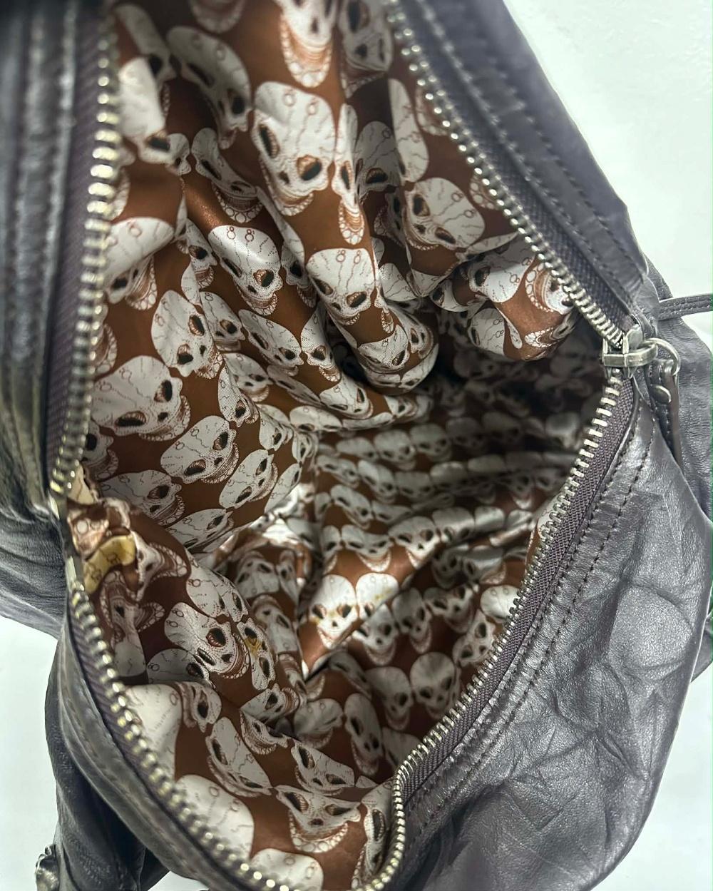 THOMAS WYLDE Skull Leather Chain Shoulder Bag 7