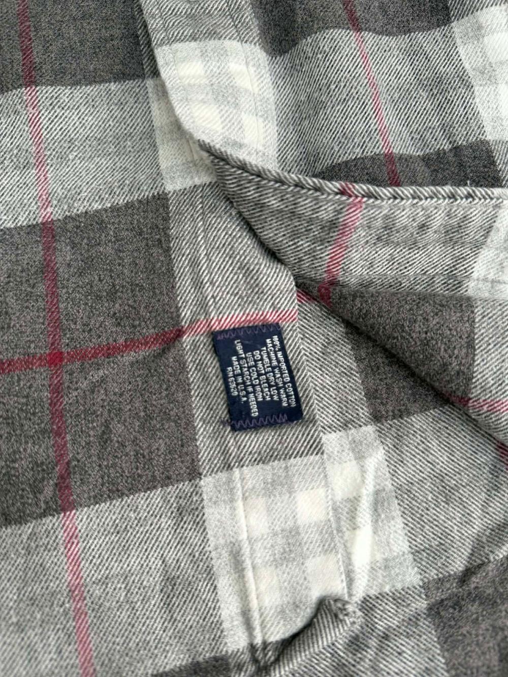 [S] Burberry Navy Check Cotton USA Shirt 4