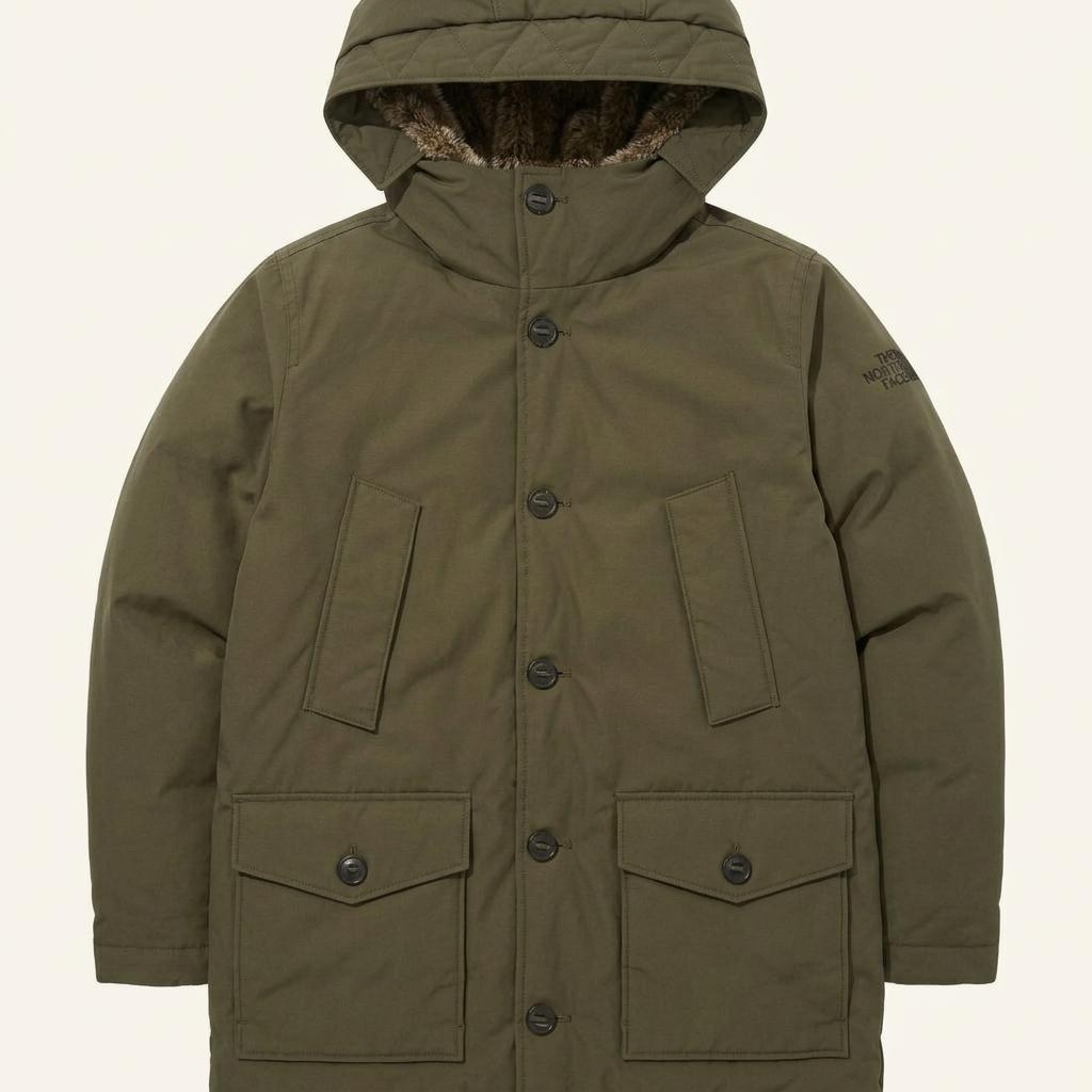 [95] The North Face White Label Down Long Parka 1