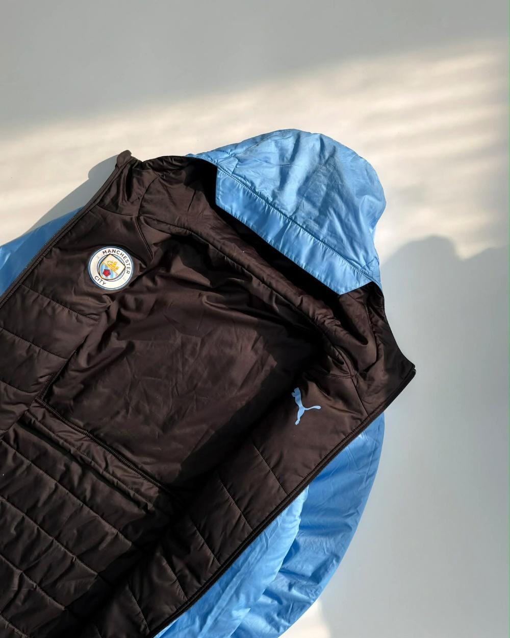 [L] PUMA Manchester City Reversible Padded Jacket 5