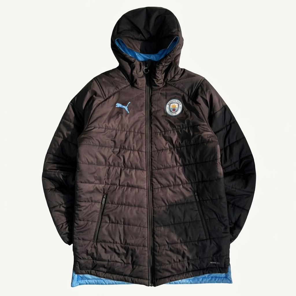 [L] PUMA Manchester City Reversible Padded Jacket 1