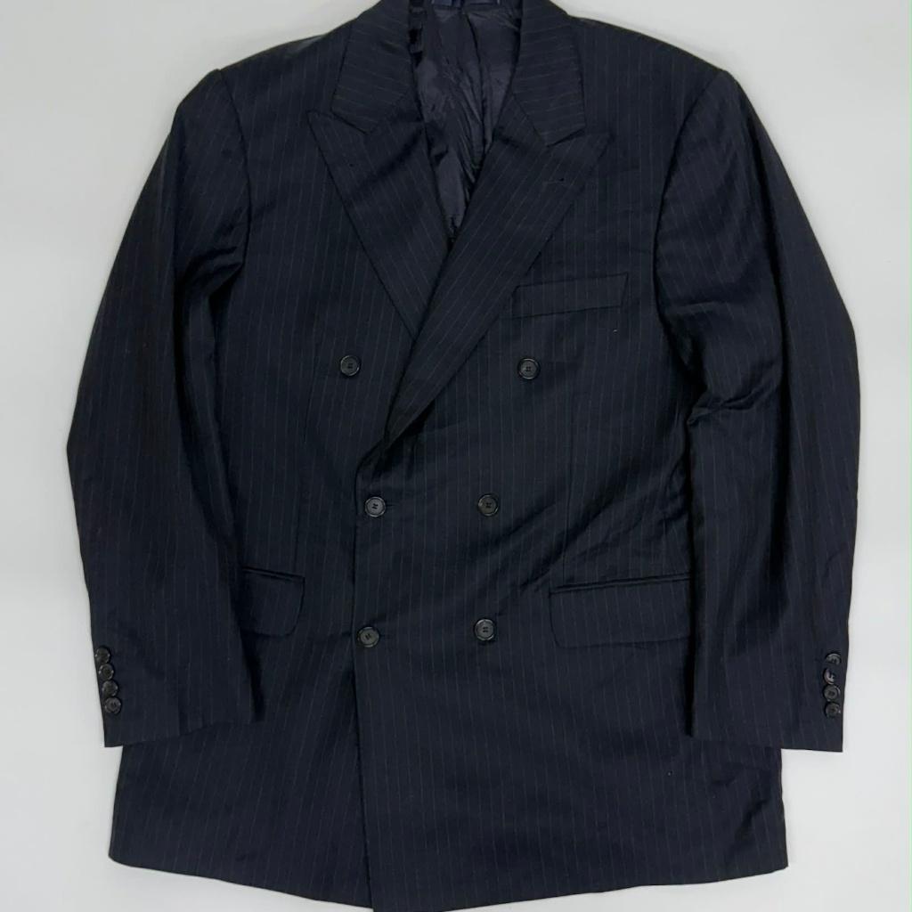 Burberry London Double-Breasted Pinstripe Jacket 2