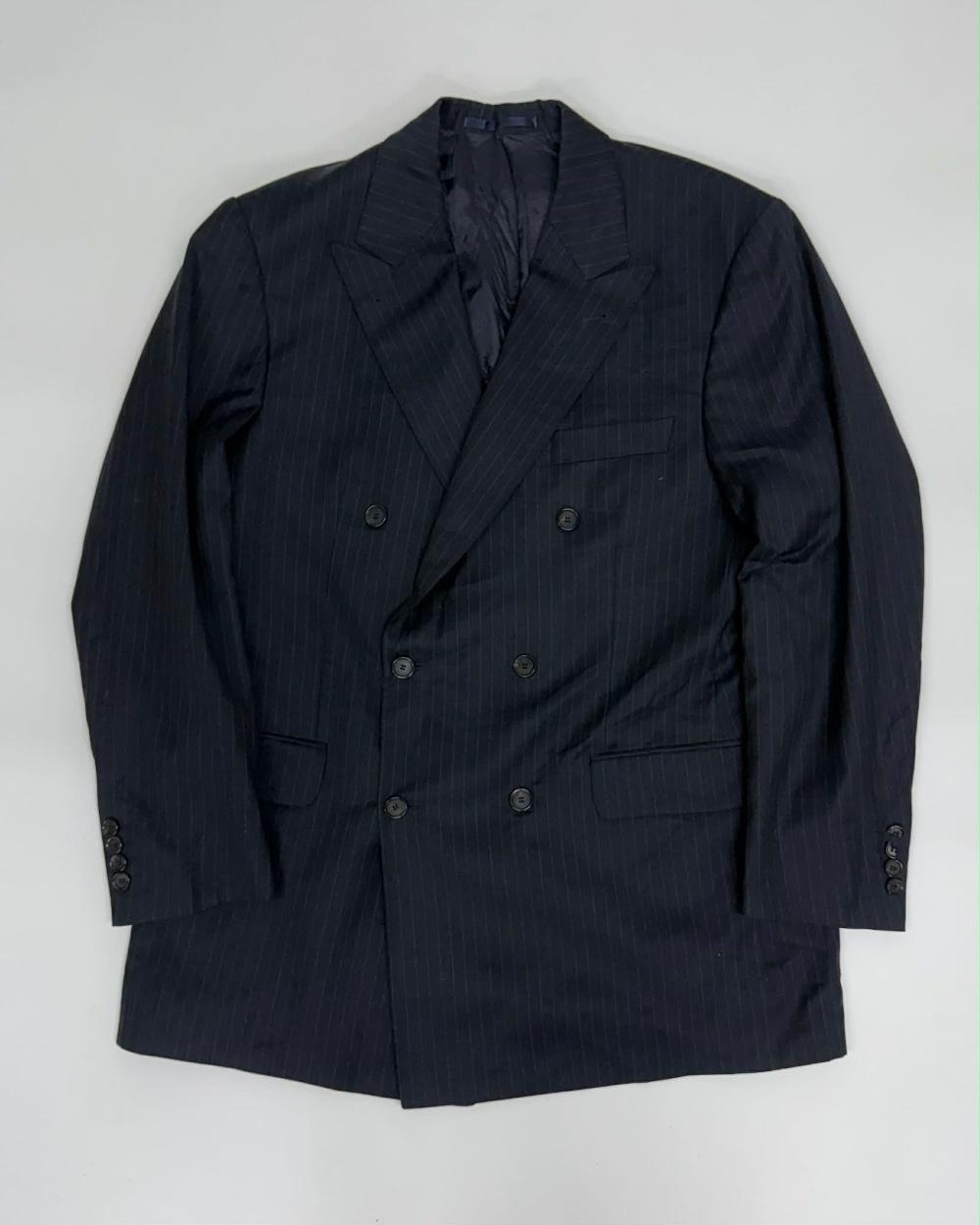 Burberry London Double-Breasted Pinstripe Jacket 3