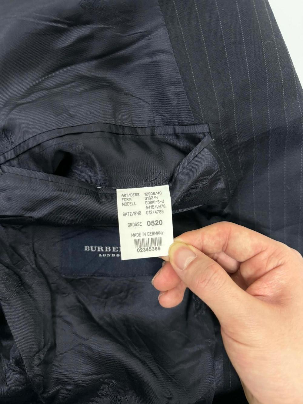 Burberry London Double-Breasted Pinstripe Jacket 8