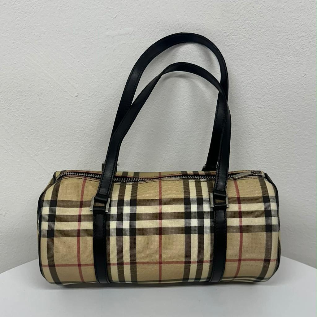 Burberry Nova Check Vintage Tote Bag 2