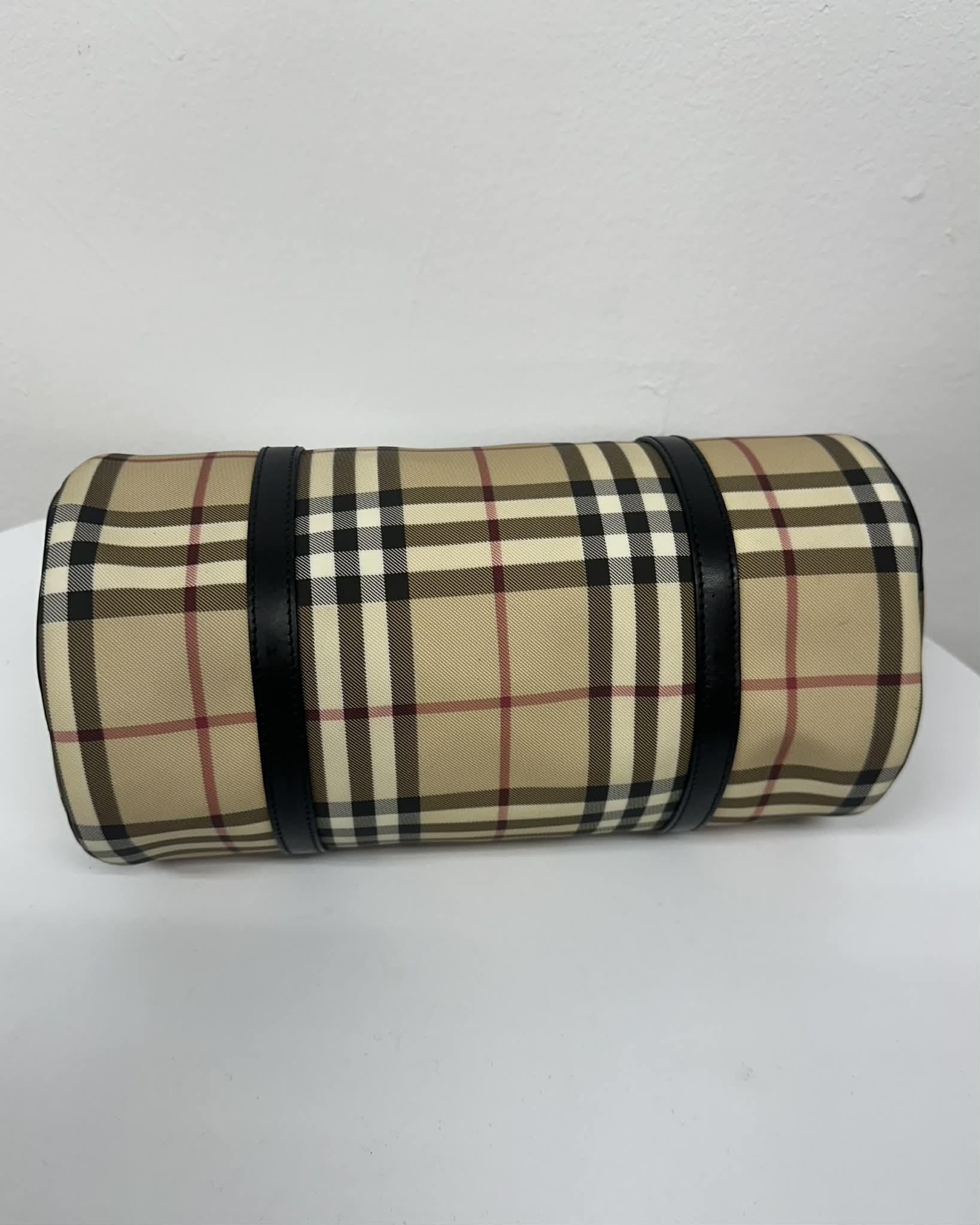 Burberry Nova Check Vintage Tote Bag 4