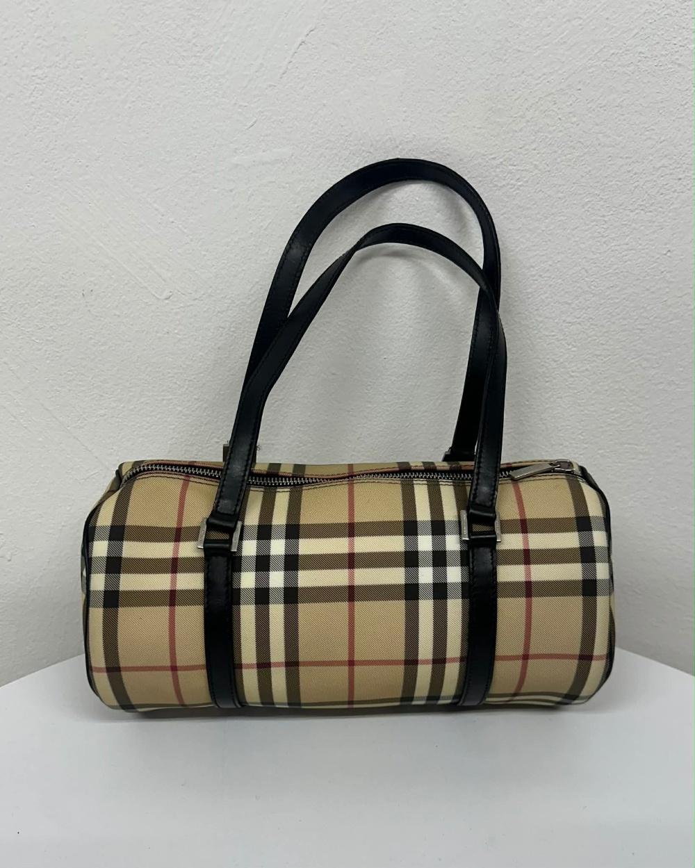 Burberry Nova Check Vintage Tote Bag 5