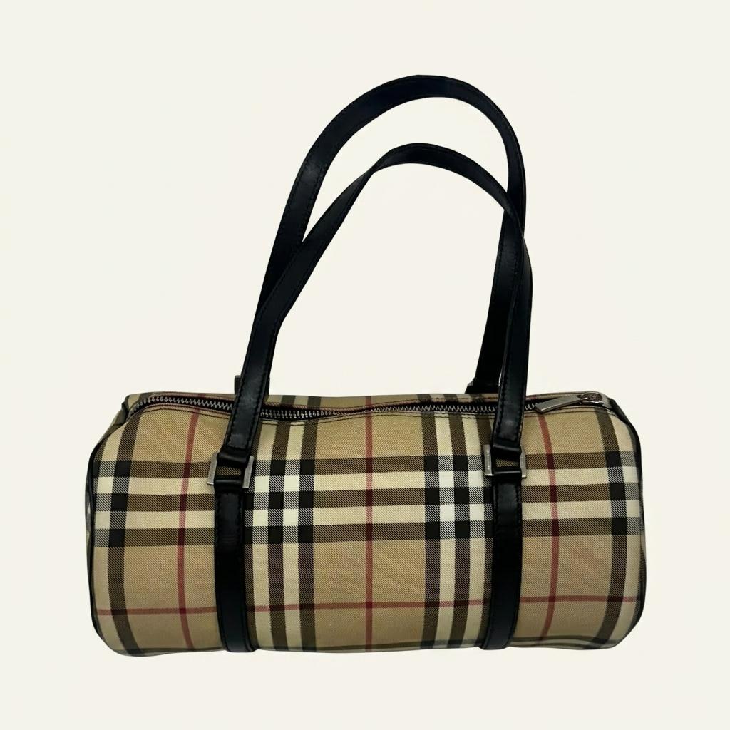 Burberry Nova Check Vintage Tote Bag 1