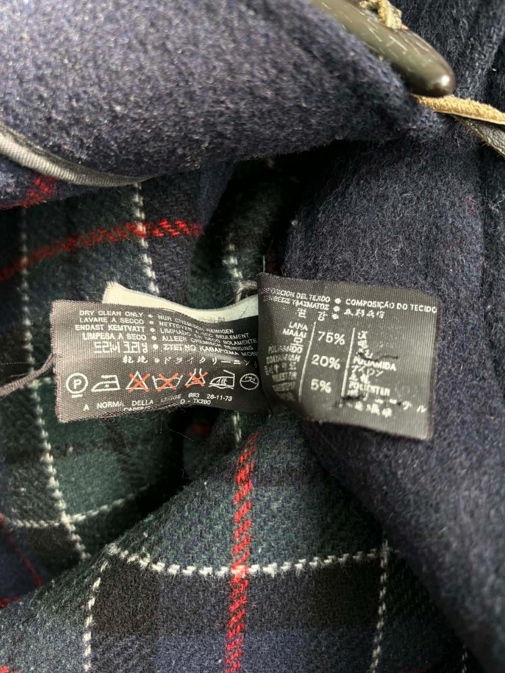 Burberry Navy Wool Duffle Coat 5