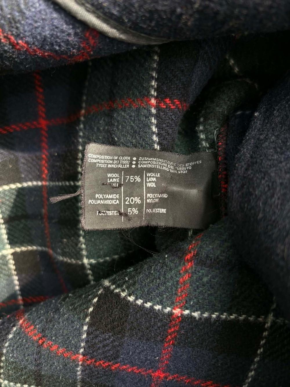 Burberry Navy Wool Duffle Coat 4