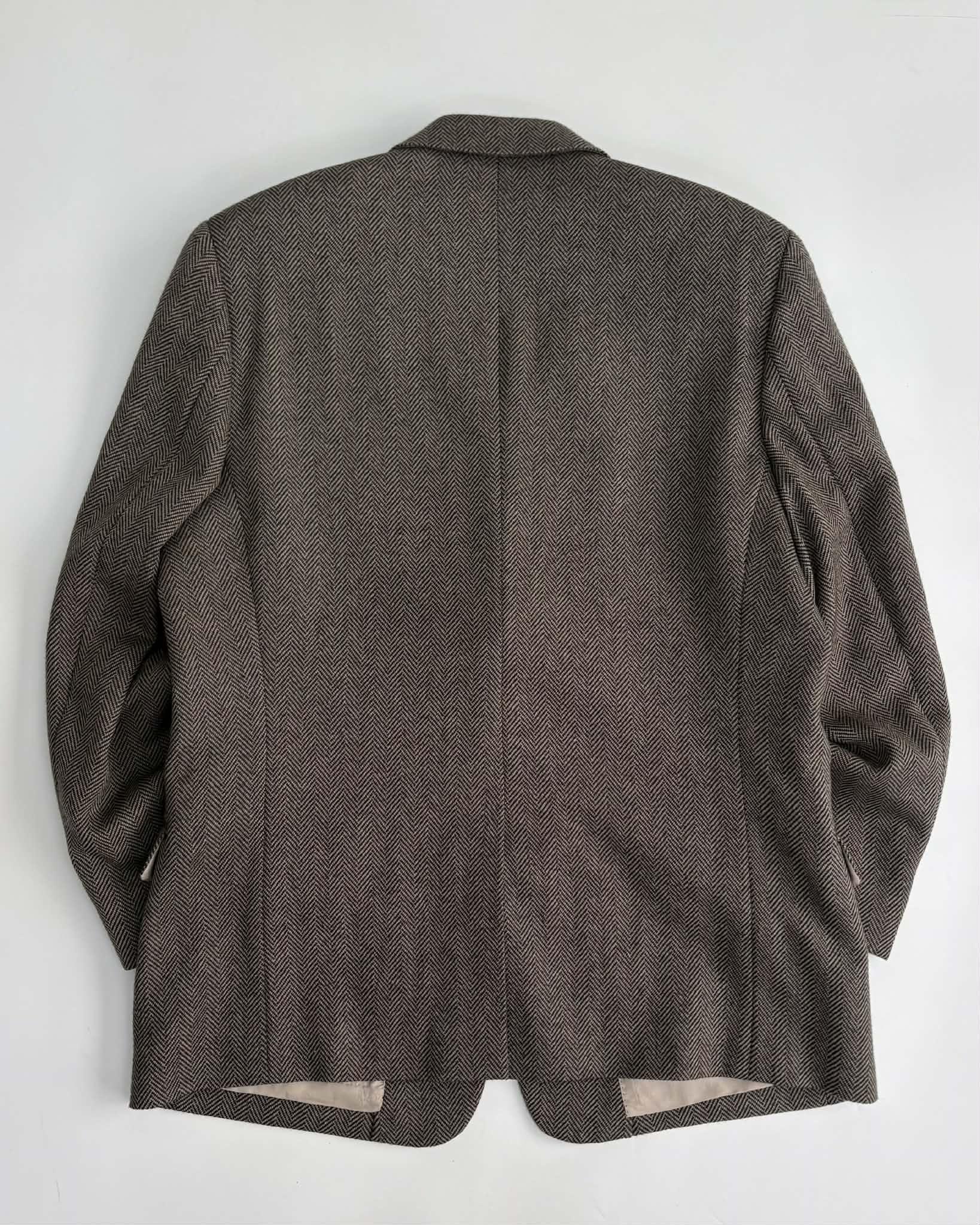 [M] HUGO BOSS Herringbone Wool Blazer 2