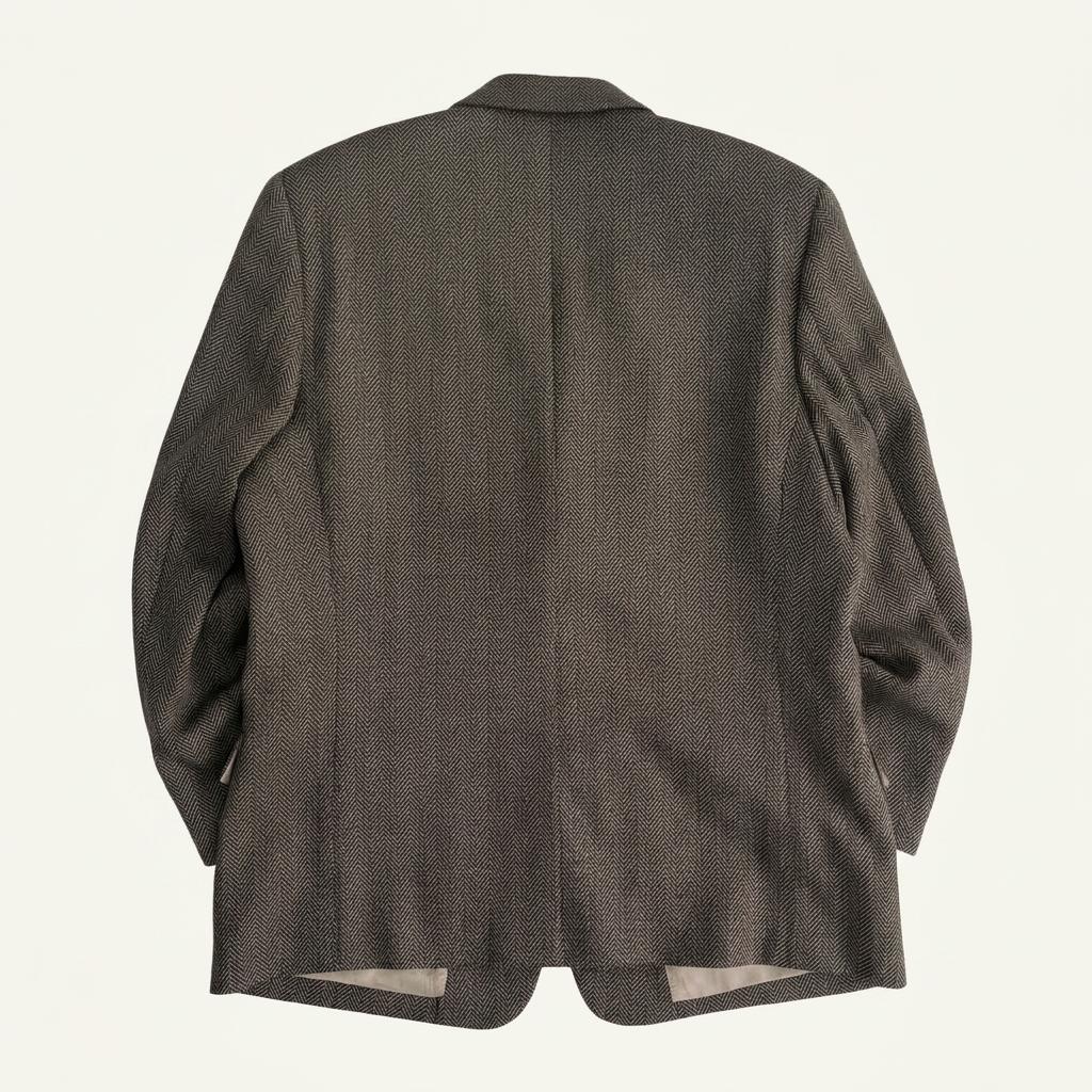 [M] HUGO BOSS Herringbone Wool Blazer 1