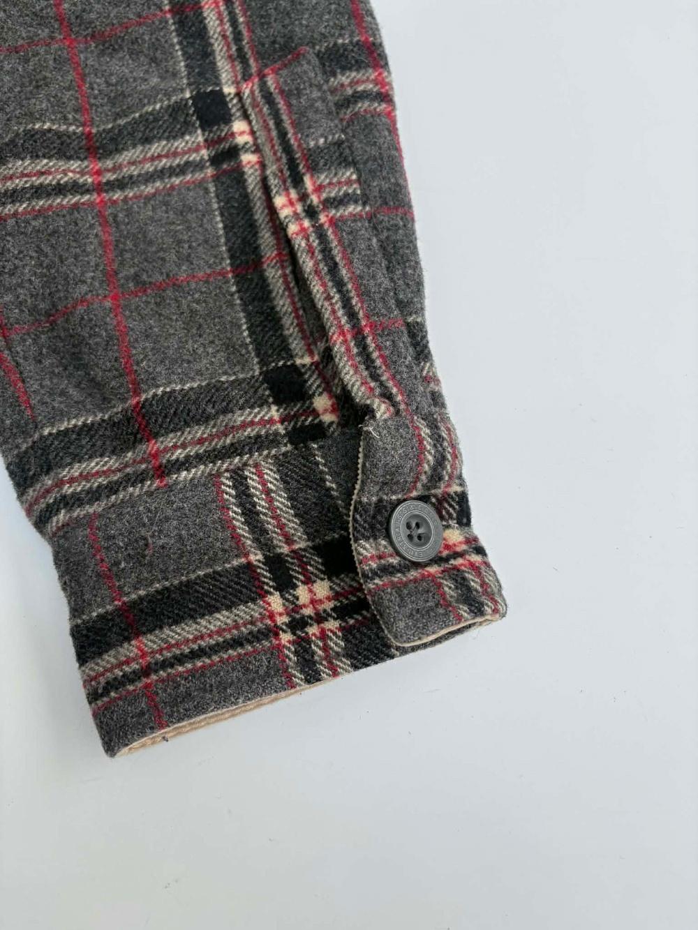 [100] Levi's Wool Check Quilted Shirt Jacket 7