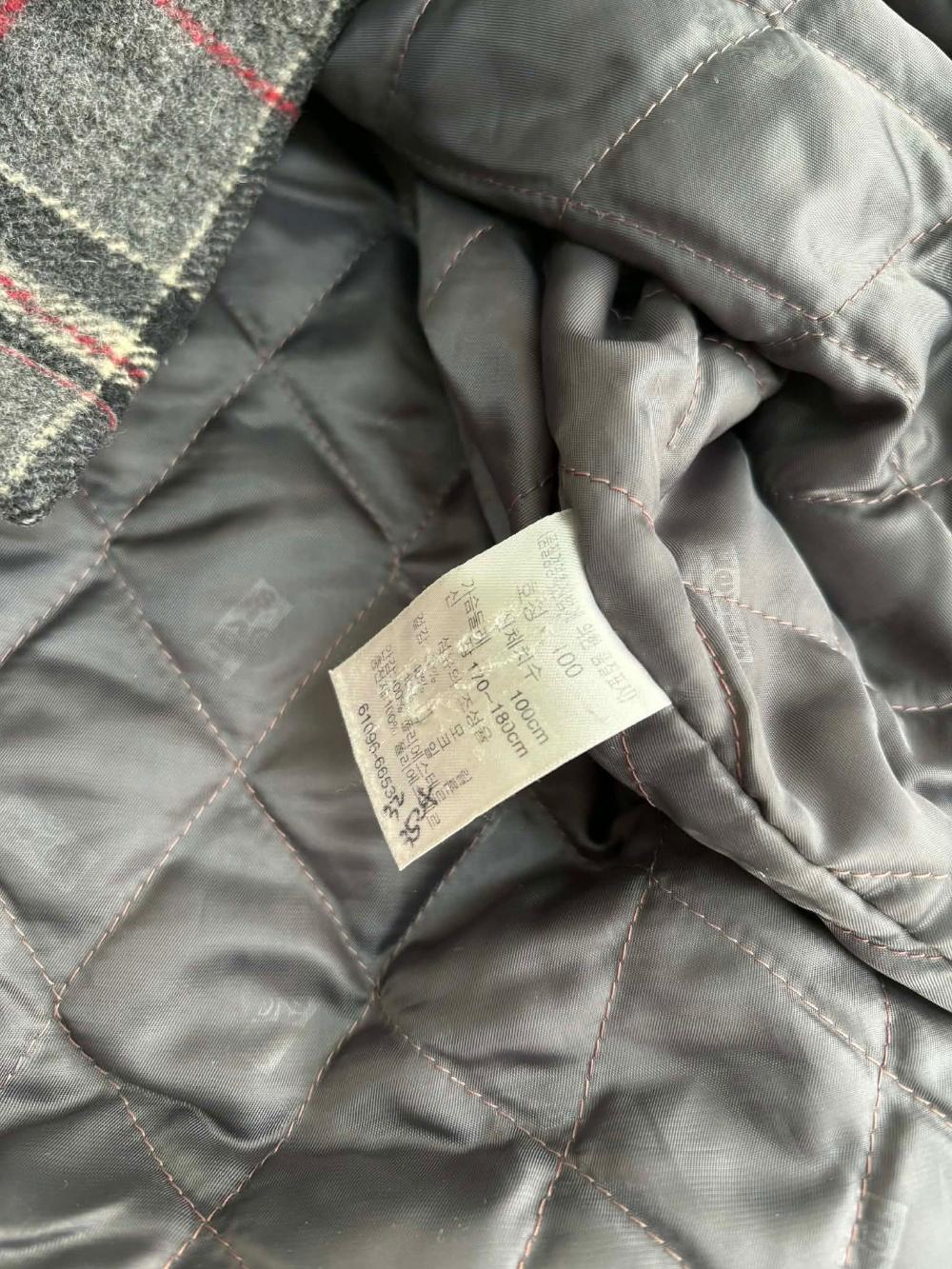 [100] Levi's Wool Check Quilted Shirt Jacket 5